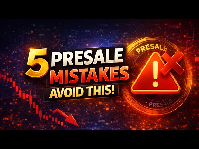 5 Crypto Presale Mistakes That Cost Investors Money | Crypto Tips for 2026