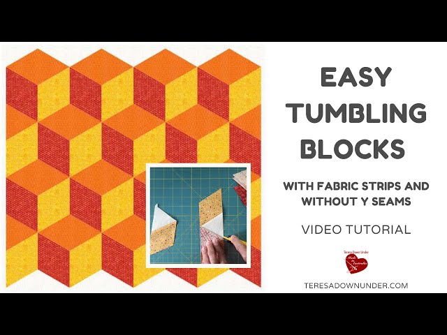 Video tutorial: quick and easy tumbling blocks without Y seams