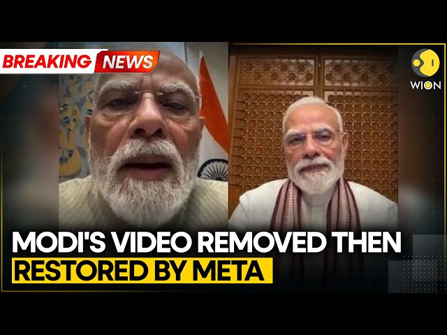Meta Apologises After PM Modi's Facebook Video Was Blocked | WION Newspoint