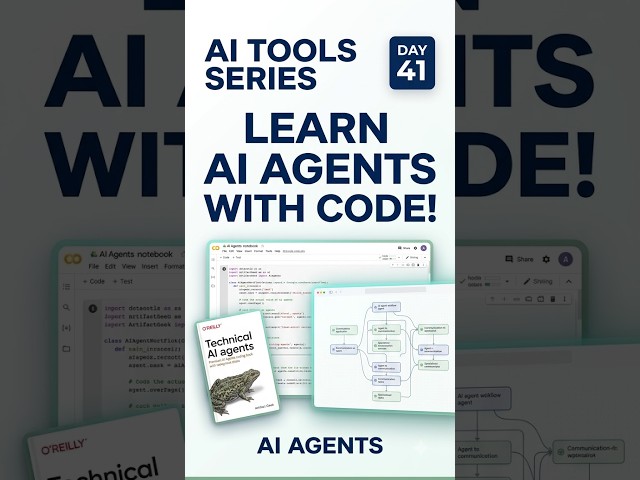 Learn to Build AI Agents for FREE! (Official O'Reilly Code) 🤯🤖 #shorts #ai #aitools