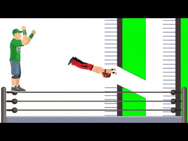 I Tested the MOST PLAYED WWE Happy Wheels Levels..