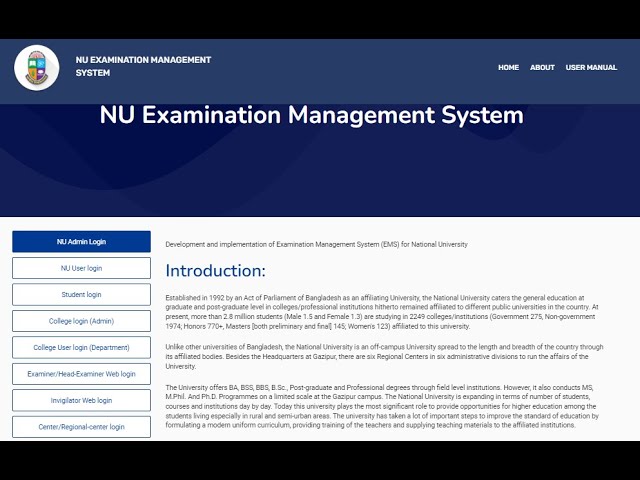 Examiner App Management System (EMS)  Manual