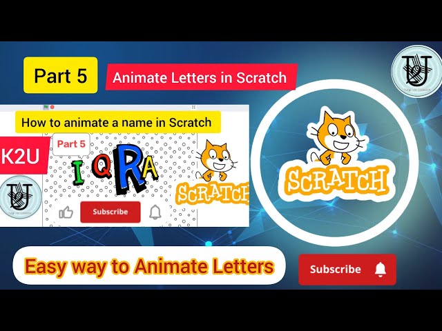 How to Animate Your Name in Scratch | Easy Scratch Coding Tutorial in Hindi/Urdu