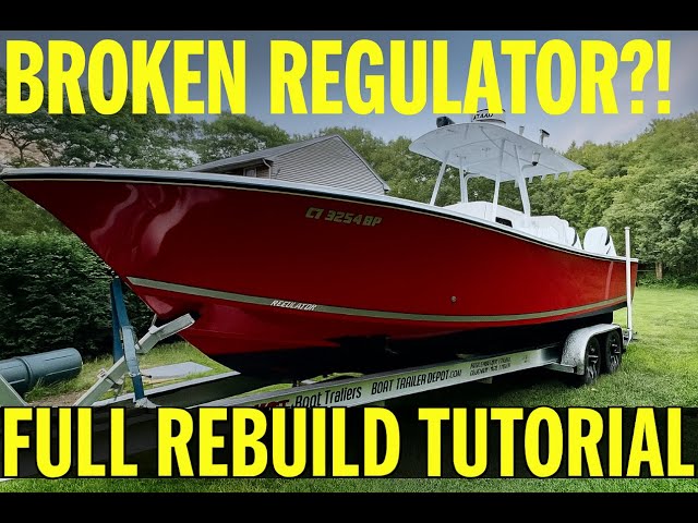 Regulator 26 Stringer/grid seperation COMPLETE HULL REFIT!