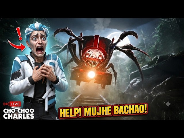 THE MOST TERRIFYING TRAIN RIDE EVER! Choo-Choo Charles LIVE!.😱 #shortsfeed #shorts #gaming #granny