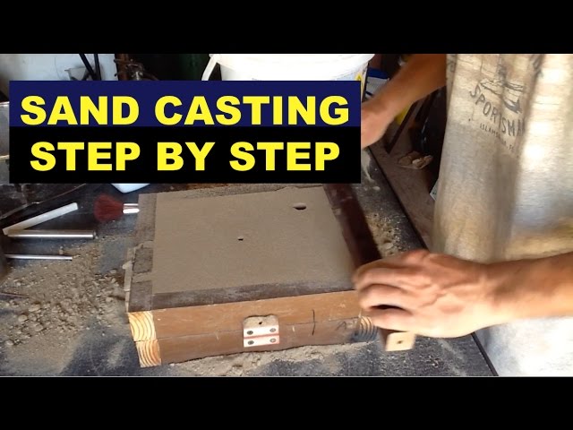 SAND CASTING LESSON FOR BEGINNERS - STEP-BY-STEP - (A 3rd HAND) - MSFN