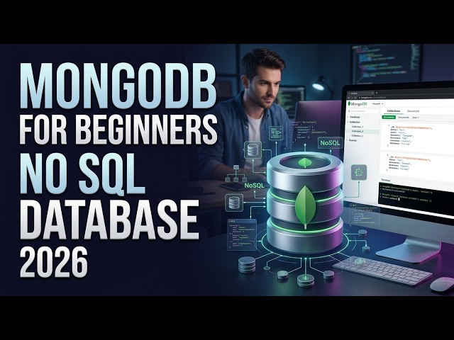 MongoDB Tutorial for Beginners 2026 | Learn MongoDB & NoSQL Database from Scratch