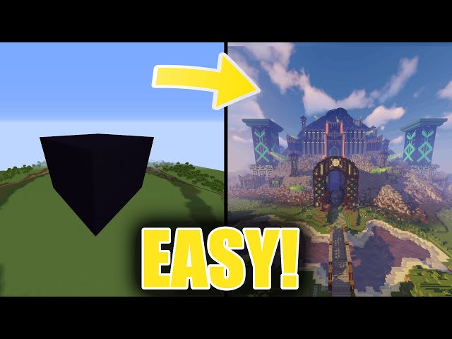 How YOU Can Build your OWN Minecraft Prison (made easy!)