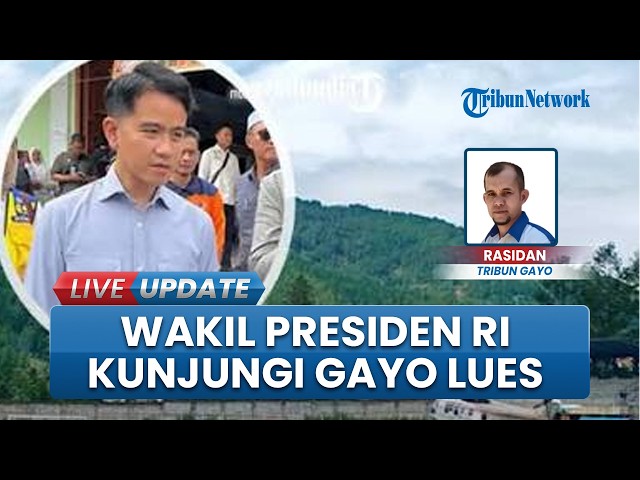 Vice President Gibran Visits Gayo Lues to Inspect Kendawi Bridge Destroyed by Disaster
