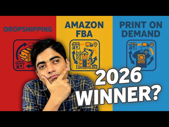 Dropshipping vs Amazon FBA vs POD… Which One Actually Wins in 2026?