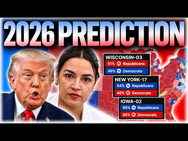 The 2026 House Election Map Based on the LATEST FORECAST!