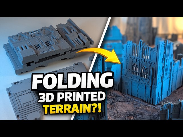 Foldable 3D Printable Terrain?! | Cathedrals of Steel Kickstarter
