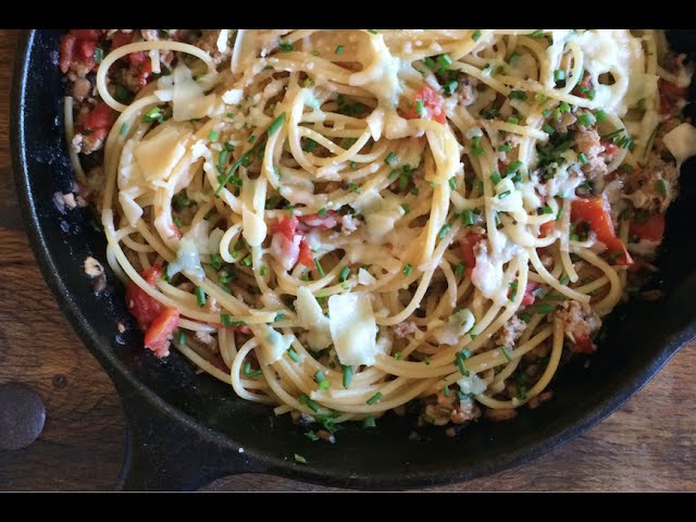 Mushroom and Chicken Parmesan Pasta