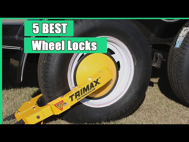 The 5 Best Wheel Locks | Wheel locks clamp security (buying guide)