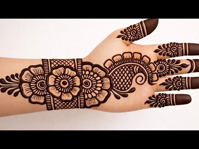 Very Stylish Simple Mehndi Design । Easy Mehndi Designs । Front Hand Mehandi Design 2026 ।