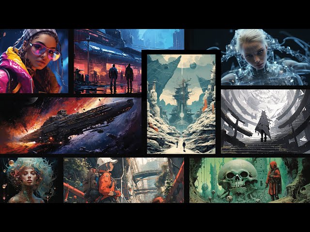 Top 10 Sci Fi MidJourney Prompts! Exploring IA Artistry