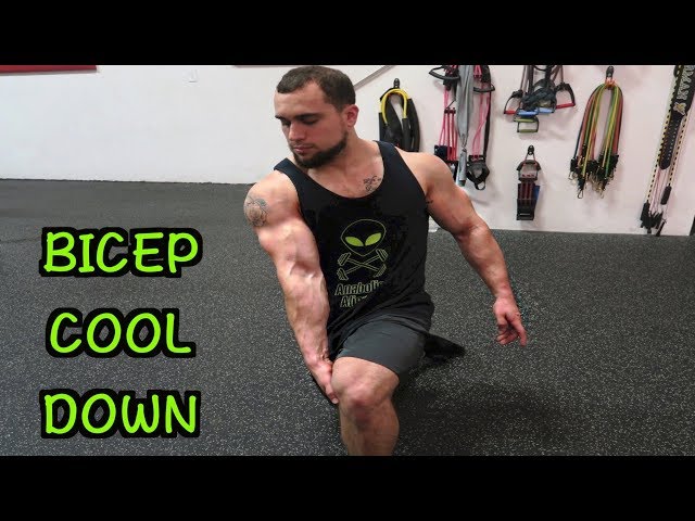 5 Minute Bicep Static Stretching Routine | Cool Down