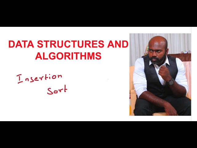Insertion Sort | DSA for beginners in Tamil | Mastering Data Structures and Algorithms