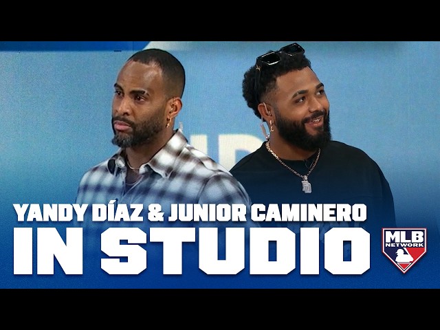 Yandy Díaz and Junior Caminero talk hitting in Studio 21 | MLB Central