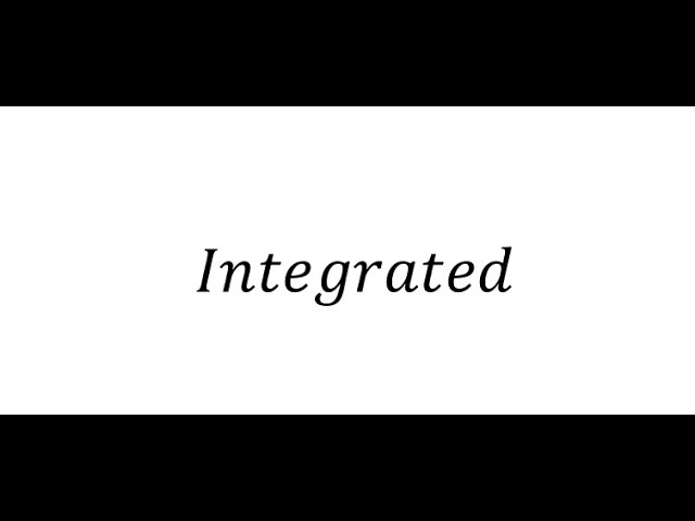 Integrated.  (Taylor Swift - Enchanted parody)