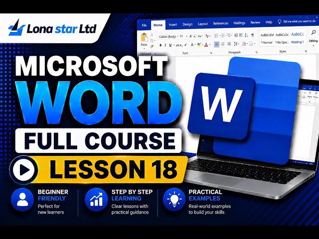 Microsoft Word Full Course | Lesson 18