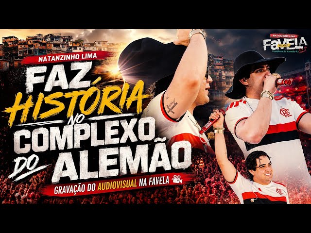 Natanzinho Lima faz história no Complexo do Alemão gravou audiovisual gratuito para o público no RJ