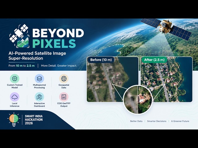 Beyond Pixels | AI-Powered Satellite Image Super-Resolution