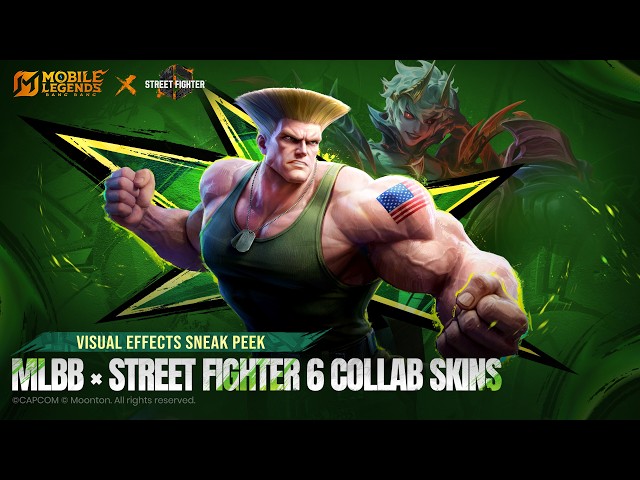 Dyrroth "Guile" Preview | MLBB × Street Fighter 6 | Mobile Legends: Bang Bang