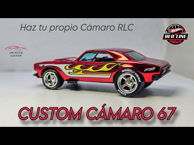 Custom Camaro 67 Hot Wheels / con pintura SPECTRAFLAME