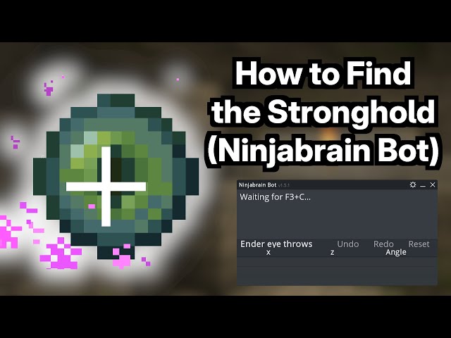 How to Find the Stronghold with Ninjabrain Bot (Simple)
