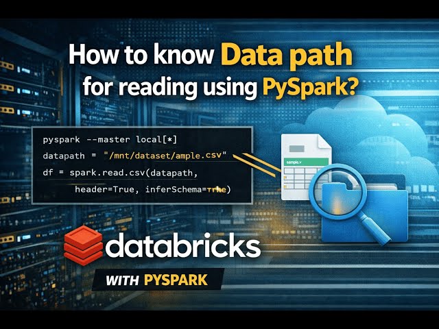 Get Data path for reading in PySpark