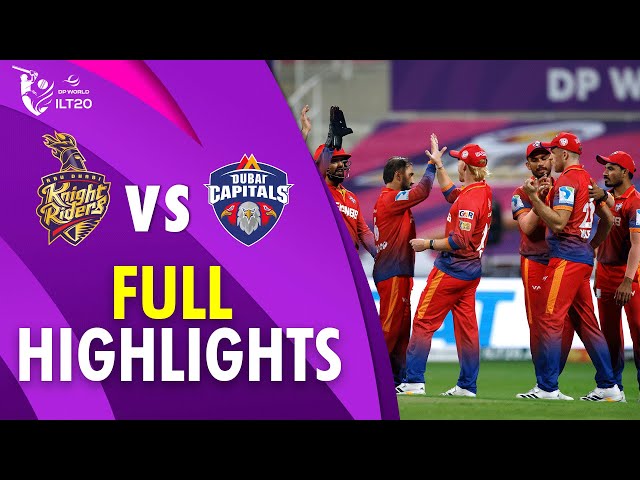 Full Highlights | Abu Dhabi Knight Riders vs Dubai Capitals | Match 13 | DP World ILT20 | M3Y1U