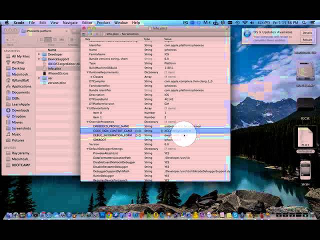 Fake Code sign Xcode 4.5