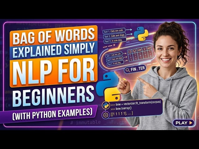 Bag of Words Explained Simply | NLP for Beginners (With Python Examples)