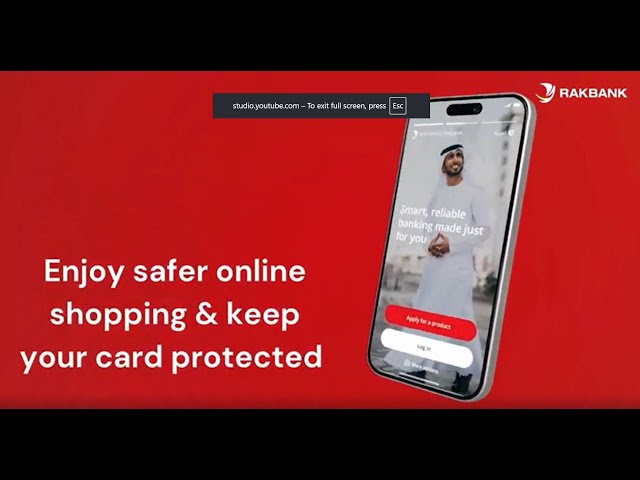 Approve online card payments in the RAKBANK App