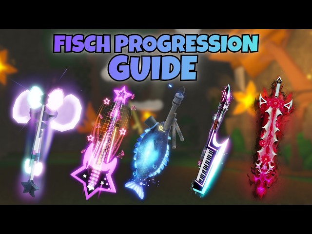 BEST RODS FISCH - FULL ROD Progression Guide FISCH! Roblox