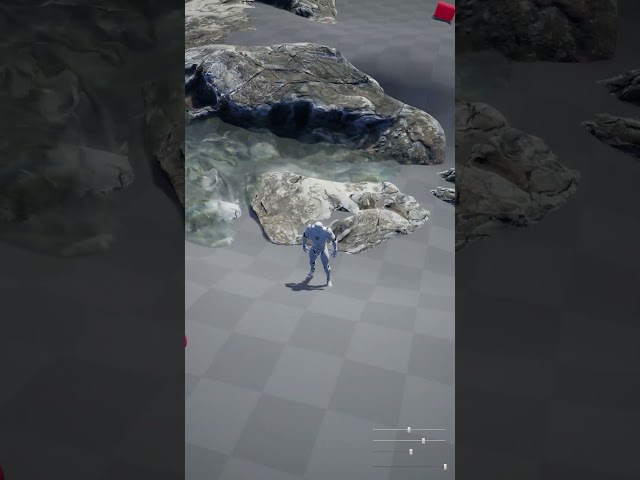 Water filling Gaps in Unreal Engine, NinjaLIVE 2.0 pre-alpha #unrealengine #UE5 #fluidninja