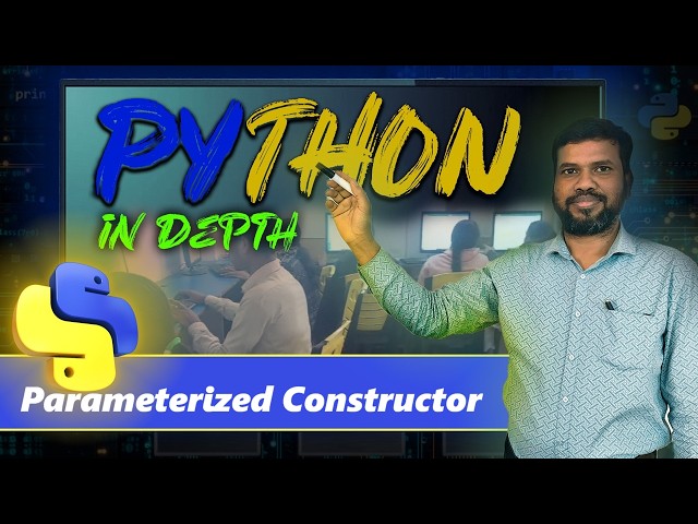 Parameterized Constructor in Python || Python for Beginner in Hindi