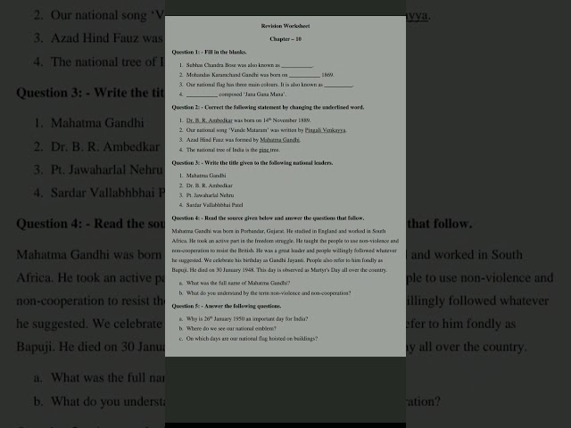 #worksheet #class 3 #study  #sst