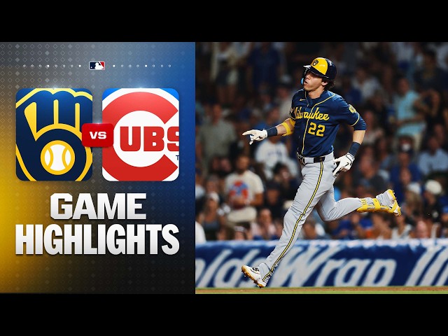 Brewers vs. Cubs Game Highlights (9/1/26) | MLB Highlights