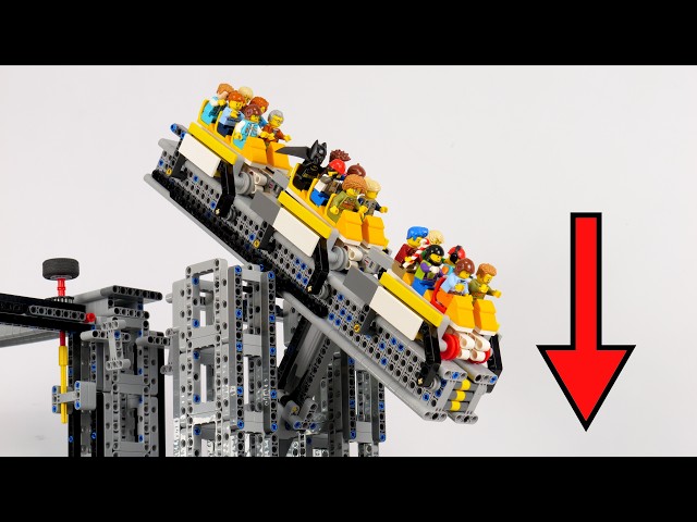 Building a LEGO Tilt Roller Coaster