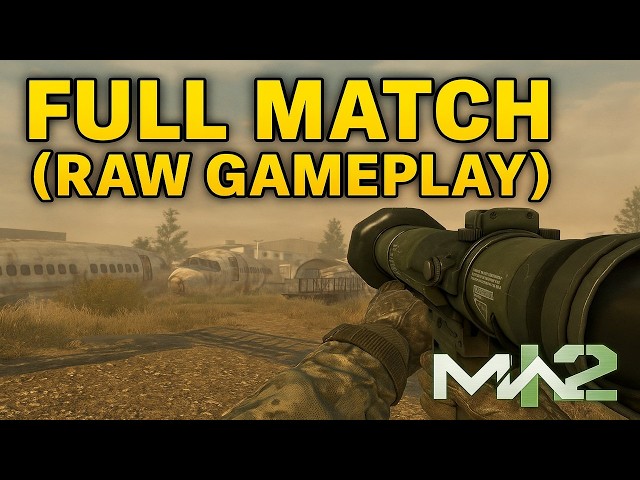 RAW GAMEPLAY FULL MW2 MATCH 2009 (rare Footage)