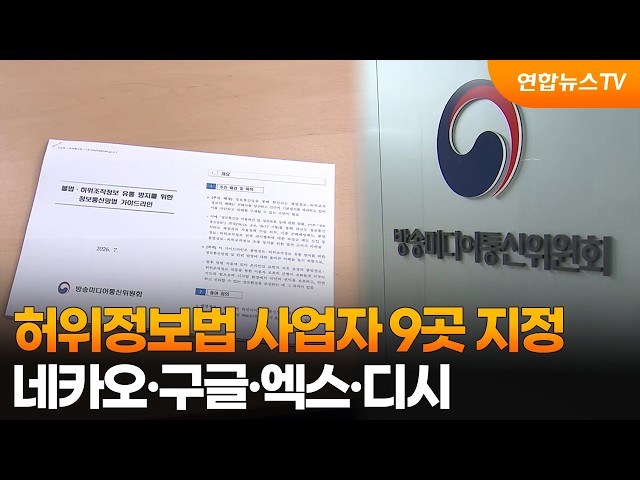 9 Major Platforms Designated Under Anti-Misinformation Law: Naver, Kakao, Google, X, and DC Insid...
