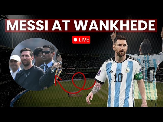 Watch Live: Lionel Messi In Mumbai | Leo Messi Goat India Tour 2025