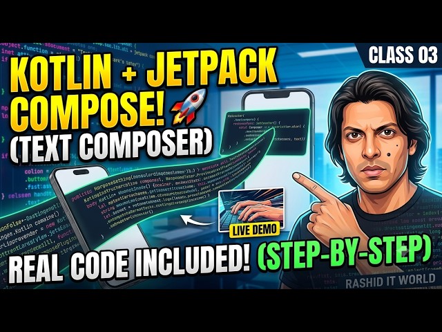 Class 04: Android Studio Tutorial | Master Mobile App Development | Composer | Text Composer