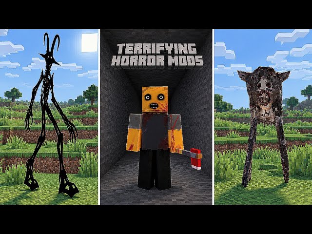 6 TERRIFYING Horror Mods For Minecraft BEDROCK EDITION | Minecraft Horror Mods For Bedrock Edition