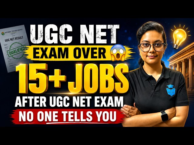 15+ JOBS AFTER UGC NET EXAM 😱 CAREER OPTIONS AFTER UGC NET | JRFAdda