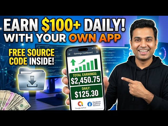 Free Android App Source Code 🤑 | Earn Money with AdMob & Facebook Ads #freesourcecode