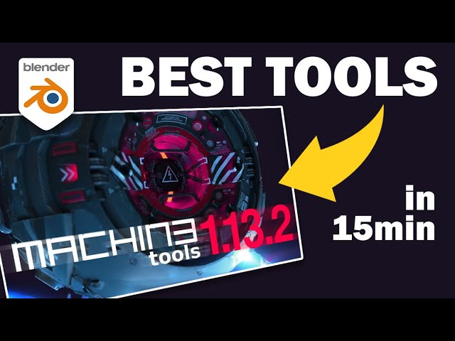 Start Using Machine Tools in Blender Right Now!
