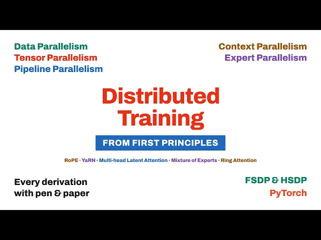 Building a distributed training framework from first principles